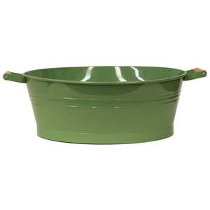 Galvanized Planter For Unique Rustic Look Offering Attractive Texture And Strong <b>Long</b> Lasting Build - Product Image 3