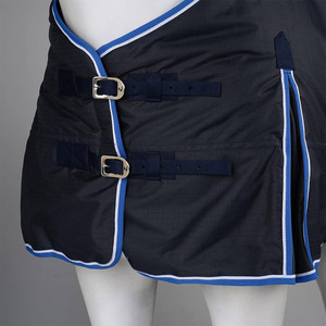 접착 자기장 말 장비 말 깔개 코트 및 시트가있는 새로운 맞춤형 메쉬 패브릭 말 깔개 - Product Image 2