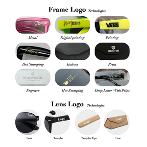 2025 Free Sample New Fashion Eco-friendly Recycled Sunglasses Custom Logo Summer <b>Eyewear</b> Polarized Men's Sunglasses - Product Image 5