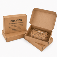 Boîte d'expédition en carton ondulé personnalisée avec insert en kraft, boîte d'expédition pour vêtements, manteaux, emballage personnalisé OEM ODM