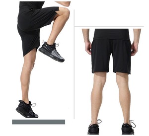 Short de sport décontracté à séchage rapide pour homme Short de sport réfléchissant avec poches pour l'entraînement de course ou de gymnastique - Product Image 1