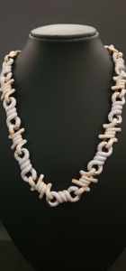 Collier chaîne homme mode avec maillons épais en acier inoxydable plaqué or durable - Product Image 6