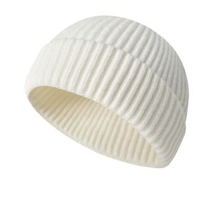 Winter Knitted Beanie <b>Hat</b> Warm Ribbed <b>Wool</b> Blend Plain Long Custom Color Street Wear for <b>Men</b> & Women - Product Image 3