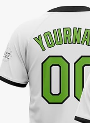 Camiseta de béisbol hecha a medida OEM, diseño cosido transpirable con impresión digital por sublimación, conjunto de estilo deportivo - Product Image 6