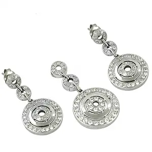 Boucles d'oreilles pendantes en cristal argenté turquoise pour femmes, style religieux tendance, boucles d'oreilles pendantes pour fête, cadeau de bijoux - Product Image 2