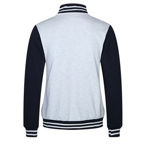 Chaqueta universitaria personalizada OEM para hombre, chaqueta universitaria gruesa con bolsillo y botones, chaqueta universitaria de béisbol bordada con letras Unisex - Product Image 4