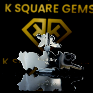 Colgante de Hip Hop con letras personalizadas, nombre de la suerte personalizado, colgante de número para hombre, colgante de moissanita, joyería de Hip Hop Ice Out, plata 925 - Product Image 2