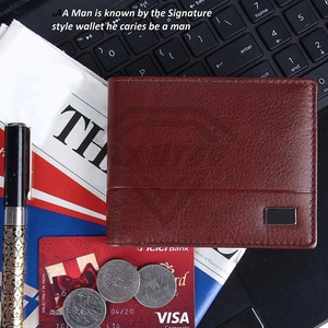 Venta directa de fábrica Mini billetera mágica de cuero Pu súper delgada con logotipo personalizado para hombre billetera personalizada con servicio OEM - Product Image 5