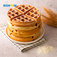 Poudre à gaufres classique SIGNWIN enrichie en sucre avec crème non laitière, mélange pour pâtisserie, 1 kg, emballée en sachet