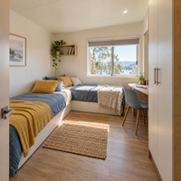 Villa préfabriquée de luxe personnalisée, conteneur pliable et extensible de 10 à 40 pieds, pour hôtel insulaire et hébergement haut de gamme