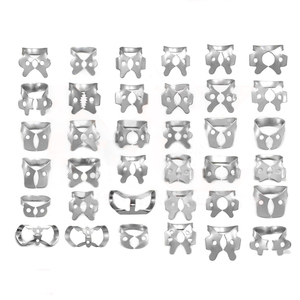 Juego de abrazaderas de presa de goma Abrazaderas de presa de goma endodónticas Instrumentos dentales Juego de abrazaderas ENDO con placa 31 piezas Instrumentos quirúrgicos - Product Image 3