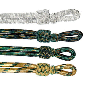 Custom Made Silk Cap <b>Cord</b> Gold Bullion Wire Cap <b>Cord</b> Uniform Cap <b>Cords</b> Made in Pakistan - Product Image 2