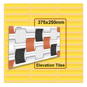 Carreau d'élévation pour la maison 250X375mm Céramique Design décoratif numérique Aspect marbre Design en pierre Carreau mural en céramique - Product Image 2