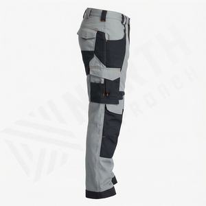 กางเกงขายาวลำลองผู้ชายทรงตรงสำหรับทำงาน กางเกงพักผ่อน กางเกงเดินป่า ตั้งแคมป์ มีกระเป๋าหลายช่อง คุณภาพพรีเมียม - Product Image 3