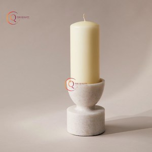 เชิงเทียนหินหินอ่อนที่ตกแต่งอย่างหรูหราขวดเทียนที่ไม่ซ้ำกันสำหรับตกแต่งบ้านสำหรับอีสเตอร์ - Product Image 6