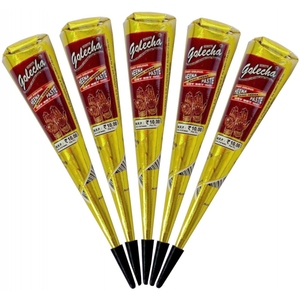 Golecha Maroon <b>Henna</b> <b>Cone</b> | 25gm Each <b>Cone</b> | 12 Pieces Box - Product Image 3