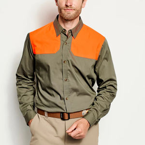 Top qualité hommes Camouflage tir boutonné chemise coton à manches longues tir Aop chemises - Product Image 2