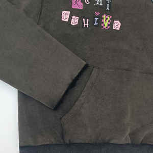 เสื้อฮู้ดผ้าหนาสไตล์สตรีทเทอร์รี่สไตล์วินเทจปักโลโก้ฟอกสีกรดสำหรับฤดูหนาวพิมพ์ลาย - Product Image 5