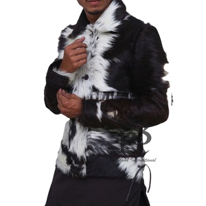 Chaqueta de cuero de vaca personalizada Unisex de alta calidad Servicio OEM/ODM Cantidad a granel Chaqueta de cuero de vaca para hombres - Product Image 5
