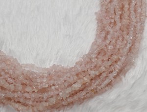 Cuentas de Cuarzo Rosa Natural de Primera Calidad, Sin Cortar, Piedras Curativas para Joyería y Meditación - Product Image 4