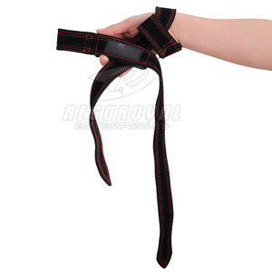 Sangles de levage en cuir Soutien d'haltérophilie Sangles de levage Équipement d'entraînement Sangles de levage pour salle de sport - Product Image 3