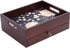 Multi-Purpose Wood Floor-Mounted <b>Kitchen</b> Organizer Tray Drawer <b>Utensil</b> Holder Storage <b>Rack</b> Multi-Utility Modern Storage Solution - Product Image 3