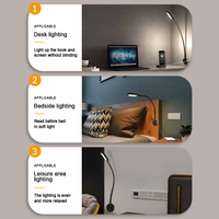 Lampe de lecture moderne à LED avec prise USB Lampe de chevet murale pour hôtel et chambre à coucher