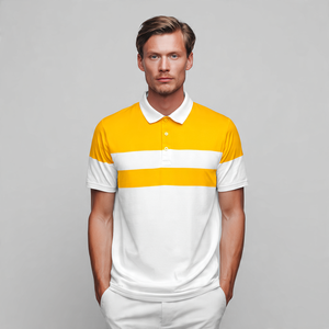 Hombres Turn Down Collar Polos Boys Street Drop Shoulder Polo T Shirt Hombres Verano Mid Weight Baggy Polo Shirt - Product Image 6