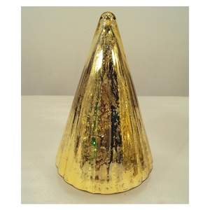 Large Gold Mercury Glass <b>Christmas</b> <b>Tree</b> Ornaments Table <b>Top</b> Decorative For Home Party Decor - Product Image 5