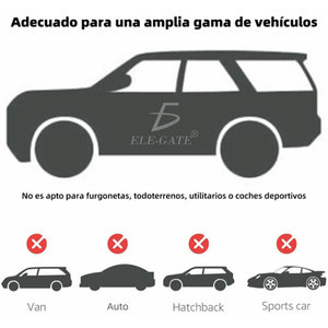 Housse de voiture imperméable et anti-UV pour SUV, en nylon et PVC épais, design professionnel pour BMW et Audi 4,8 m - Product Image 5