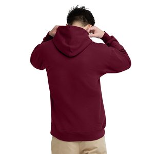 300 Gsm 100% coton blanc plaine luxe pull à capuche pour hommes personnalisés basiques coton mélangé surdimensionné Streetwear hommes sweats à capuche - Product Image 6