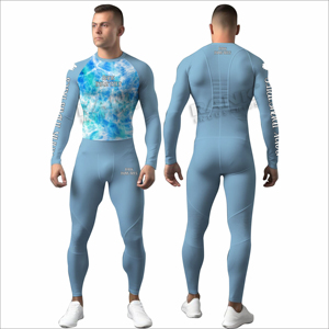 Conjuntos de Rash Guard para Hombre con Diseño Personalizado por Sublimación, Último Estilo, Gran Venta - Product Image 3