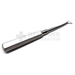 Elevador dental curvado de acero inoxidable Elevador manual de raíces Elevadores de dientes de extracción de dientes por Metal Med Corporation - Product Image 4