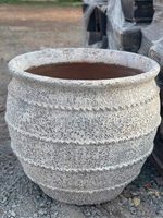 Atlantis Pot à Oeufs Cylindre Pot Pot Urne Sablée Ancienne Jardinière Poterie