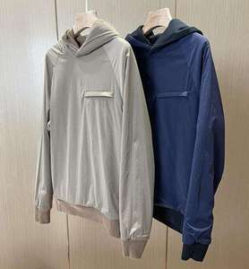 Pulls à capuche d'hiver haut de gamme en coton et polyester de haute qualité, infroissables, respirants, écologiques, faible MOQ, tendance, unis, OEM - Product Image 3