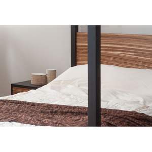 Minimalist Canopy <b>Bed</b> Solid Teak Wood Frame - Product Image 3
