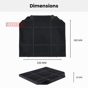 Charcoal Filter for Cooker Hoods Range Hood Kitchen Activated Carbon Charcoal Filter Spare <b>Parts</b> Kitchen 50290661003 EFF72 - Product Image 3