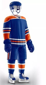 Ensemble d'uniformes de hockey sur glace bon marché/nouvelle mode logo personnalisé équipe sports sublimation uniforme de hockey sur glace - Product Image 2
