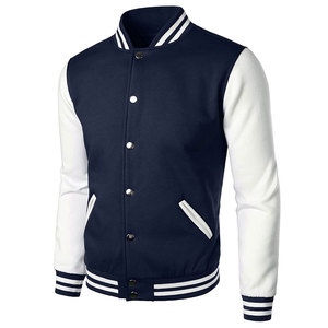 Nouveau Design Streetwear Toile Letterman Veste Couleur Personnalisée Avant Logo Hommes Hiver Écologique Haute Qualité - Product Image 2