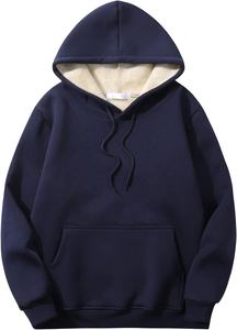 Men's High Quality Custom Embossed Cotton Hoodie Comfortable Oversized Fit with <b>Zipper</b>-Up Style All Seasons Winter Sweatshirt - Product Image 3