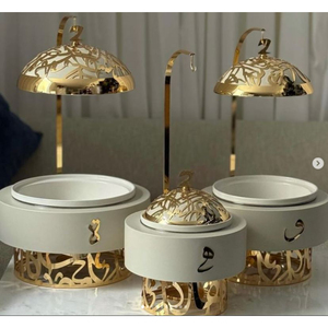 Nuevo y elegante plato para servir comida para fiesta de boda Último diseñador Ocasión especial Servidor de comida Plato de catering a un precio razonable - Product Image 5