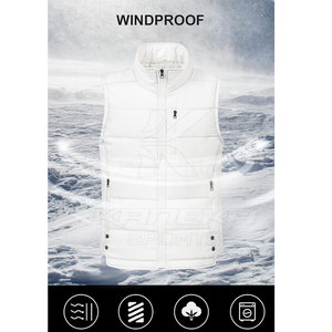 Gilet bomber décontracté pour homme, hiver, matière respirante et durable, avec poches latérales - Product Image 5