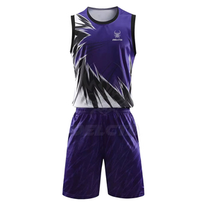 Uniforme de Baloncesto Ligero de Estilo Único, Uniforme de Baloncesto de Color Sólido de Alta Calidad para Adultos - Product Image 1