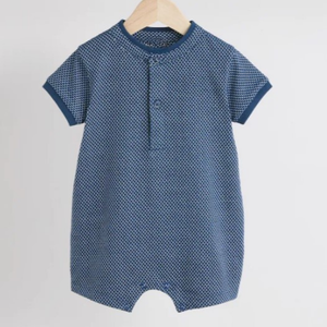 Mono de Algodón Orgánico y Bambú para Niños, Traje Suave para Recién Nacidos con Cierre de Broches, Mono para Bebé de la India - Product Image 1