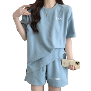 Novedades de Verano, Conjunto de Pantalones Cortos y Chaleco sin Mangas para Mujer, Transpirable, de Spandex/Poliéster, Color Sólido, Cintura Alta - Product Image 2