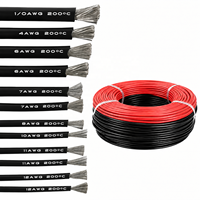 Cables Solares para Baterías de Litio Yuehua 10AWG - Arnés de Cableado Eléctrico de Silicona/Cobre