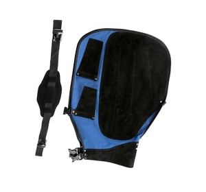 Nueva llegada cómodo cuero hecho a mano Farrier Chaps delantal de seguridad profesional por TARIQ MFG CO CE ISO EU - Product Image 4