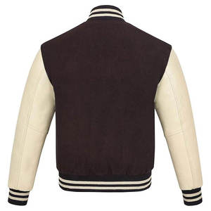 <b>Men's</b> Luxury Baseball <b>Jacket</b> Plain Blank Letterman Style Knitted Winter <b>Jacket</b> Wholesale Fashion Custom Baseball <b>Jacket</b> <b>Men</b> - Product Image 1