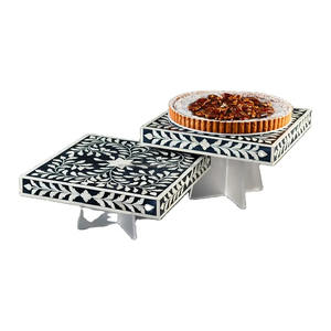 ที่ตั้งเค้กทรงสี่เหลี่ยมฝังกระดูกทำจากไม้อะคริลิคสีสันสดใสเป็นมิตรกับสิ่งแวดล้อมใช้ในต่างประเทศ - Product Image 5