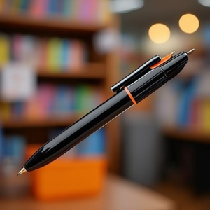 For <strong>BIC</strong> 4-Colour Pro Ballpoint <strong>Pen</strong> 0.4mm Plastic Multi-Colour Red Blue Green <strong>Black</strong> Push-Button Mechanism 0.5mm Writing Width - Product Image 3